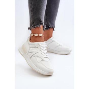 Női sportcipők - Fehér fűzős női sportcipők kép