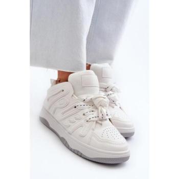 Női sportcipők - Fehér női platformcipők kép