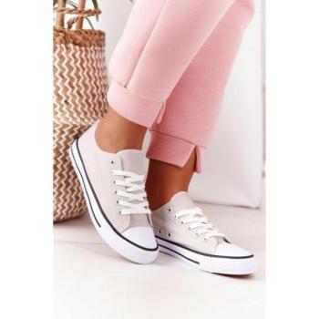 Női sportcipők - Nyári, szürke tornacipő, hölgyeknek kép