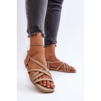 Női szandálok - Bézs színű női szandálok a Big Startól kép