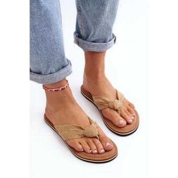 Női ujjközi papucsok - Bézs színű Big Star női papucsok kép