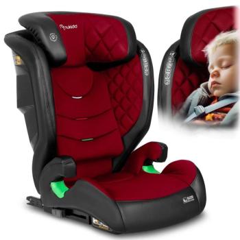 Nukido Louis Soft Autósülés ISOFIX rendszerrel, 15-36 kg - Fekete, Piros kép