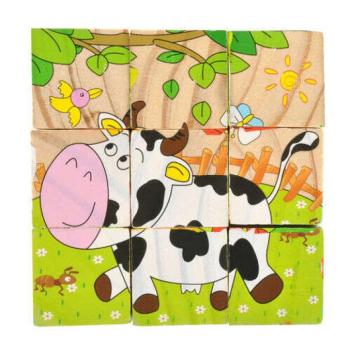 Oktatási fa Puzzle 9db - Farm kép