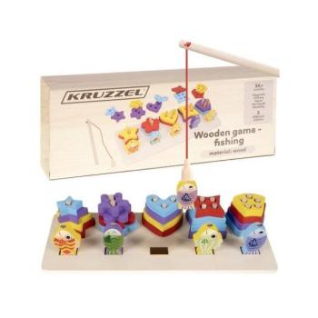 Oktató játékok - Fa betétes játék gyerekeknek kép