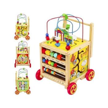 Oktató játékok - Fából készült oktatókocka gyerekeknek kép