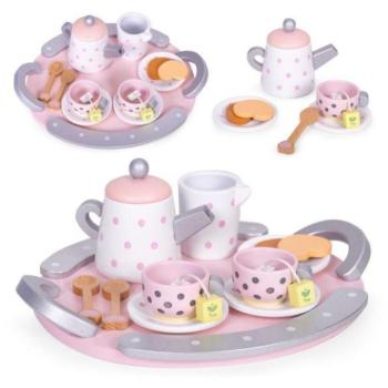 Oktató játékok - Fából készült teakészlet gyerekeknek kép