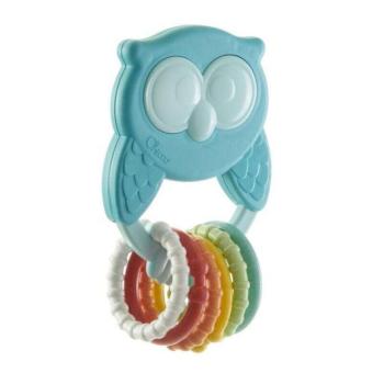 Owly bagoly csörgő-rágóka ECO+ ökoműanyag kép