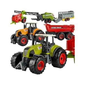 Pályák és garázsok - 6 darabos mezőgazdasági gépkészlet kép