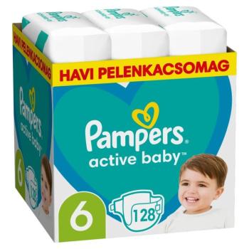 Pampers Active Baby havi Pelenkacsomag 13-18kg Junior 6 (128db) kép