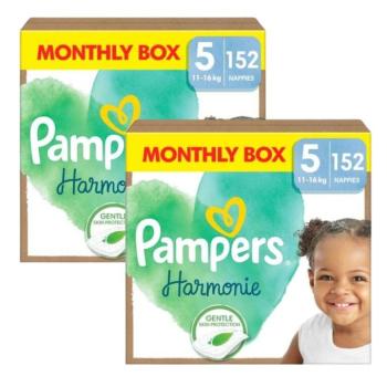 Pampers Harmonie 2 havi Pelenkacsomag 11-16kg Junior 5 (304db) kép