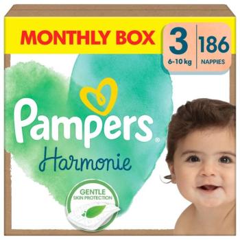 Pampers Harmonie havi Pelenkacsomag 6-10kg Midi 3 (186db) kép