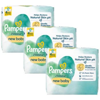 Pampers Harmonie New Baby nedves Törlőkendő 3x184db kép