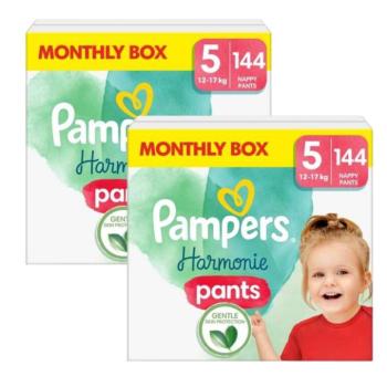 Pampers Harmonie Pants Bugyipelenka 12-17kg Junior 5 (288db) kép