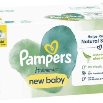 Pampers Harmony New Baby nedves Törlőkendő 9x46db kép
