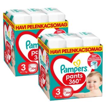 Pampers Pants 2 havi Pelenkacsomag 6-11kg Midi 3 (408db) kép