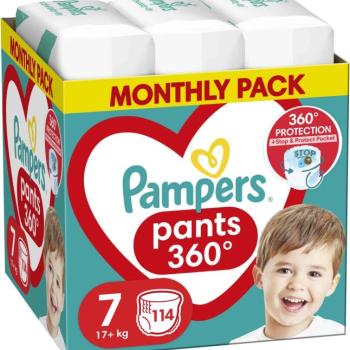 Pampers Pants havi Pelenkacsomag 17kg+ Junior 7 (114db) kép