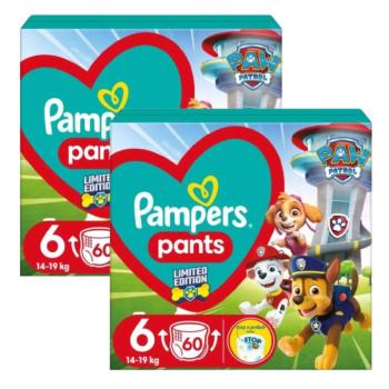 Pampers Pants Pelenkacsomag 14-19kg Junior 6 (120db) Paw Patrol kép