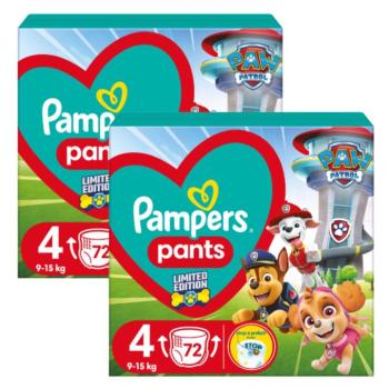 Pampers Pants Pelenkacsomag 9-15kg Maxi 4 (144db) Paw Patrol kép