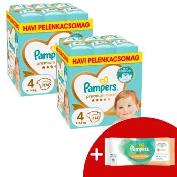 Pampers Premium Care 2 havi Pelenkacsomag 9-14kg Maxi 4 (348db) +... kép