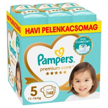 Pampers Premium Care havi Pelenkacsomag 11-16kg Junior 5 (148db) kép