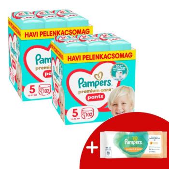 Pampers Premium Care Pants 2 havi Pelenkacsomag 11-17kg Junior 5... kép