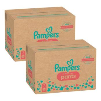 Pampers Premium Care Pants 2 havi Pelenkacsomag 17kg+ Junior 7 (160db) kép