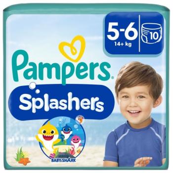Pampers Splashers Baby Shark™ Úszópelenka 14kg+ Junior 5-6 (10db) kép