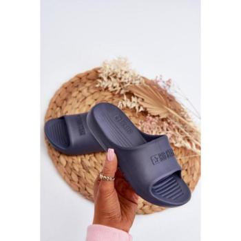 Papucsok lányoknak - Sötétkék gyerek papucs Big Star mintával kép