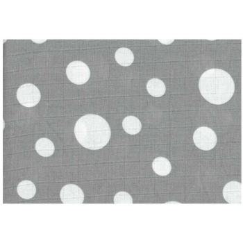 Pepita minőségi Textil pelenka - Pöttyös - szürke-fehér kép