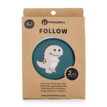 Petite &amp;amp; Mars Elasztikus térdvédők kúszáshoz Follow Misty Green kép