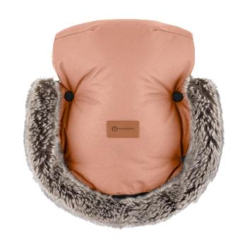 PETITE&amp;MARS Kesztyű / Kézmelegítő babakocsira Furry Pastel Peach kép