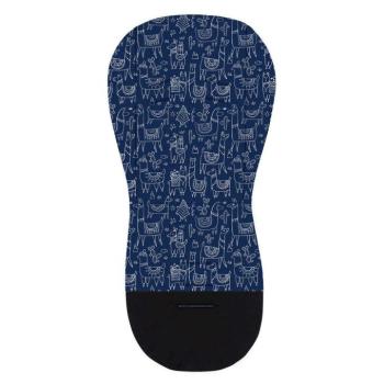 Petite and Mars Ülésbetét babakocsiba Foamy Blue Lama kép