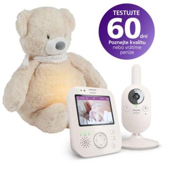 Philips AVENT Bébiőr videó SCD891/26+NATTOU 4 az 1-ben altató med... kép