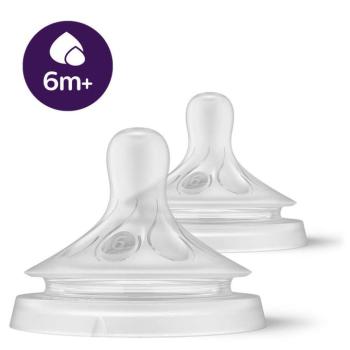 Philips AVENT etetőcumi Natural Response 2db sűrűbb ételekhez 6hó kép