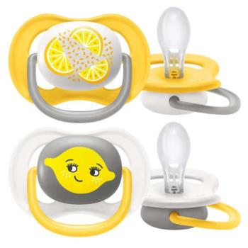 Philips AVENT játszócumi - ultra air 6-18hó neutral 2db citrus kép