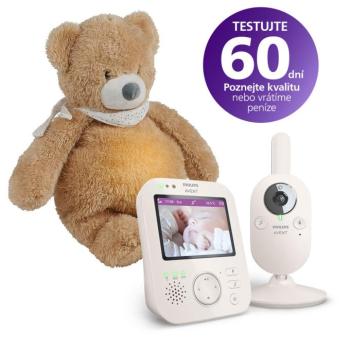 Philips AVENT SCD891/26 video bébiőr + NATTOU 4 az 1-ben altató S... kép