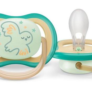 Philips AVENT SCF377/01 Játszócumi Ultra air éjszakai 0-6hó, 1db kép