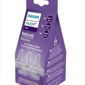 Philips AVENT SCY960/03 Natural Response etetőcumi  mix 1hó+,3hó+... kép