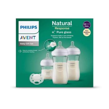 Philips AVENT újszülött szett Natural Response üveg 4 részes kép