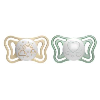 Physio Forma® Light Glow 2-6hó éjszakai cumi 2 db foszforeszkálós... kép
