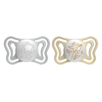 Physio Forma® Light Glow 6-16hó éjszakai cumi 2db foszforeszkálós... kép