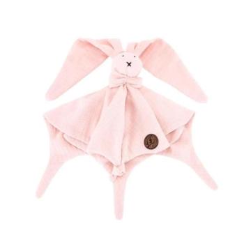 Plüssjátékok - Világos rózsaszín Doudou nyuszi hosszú fülekkel kép