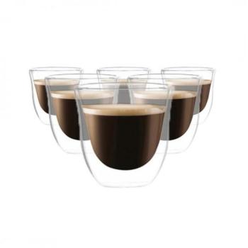 Poharak - Hat darabos, termocsésze készlet - 70 ml kép
