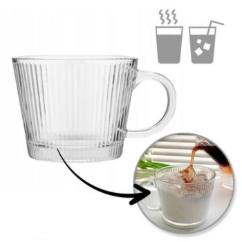 Poharak - Hornyolt pohár füllel - 400 ml kép