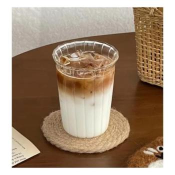 Poharak - Hullámosított üvegpohár - 420 ml kép