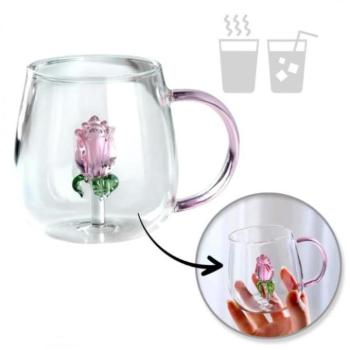 Poharak - Pohár üvegtulipánnal belül - 400 ml kép