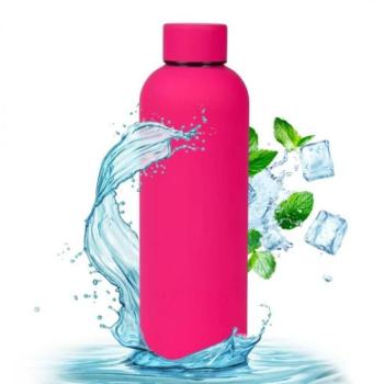 Poharak - Sötétrózsaszín rozsdamentes acél termosz - 500 ml kép