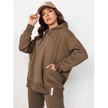 Pulóverek - Barna pulóver felirattal kép