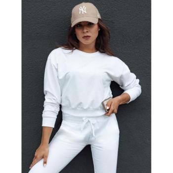 Pulóverek - Fehér rövid női pulóver kép