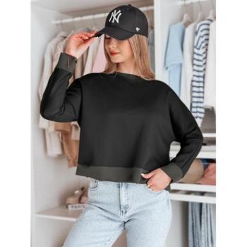 Pulóverek - Fekete női pulóver medállal RY2802 kép